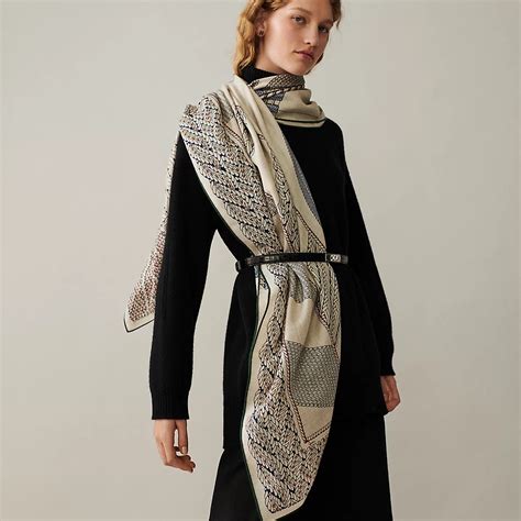 hermes tressage shawl.